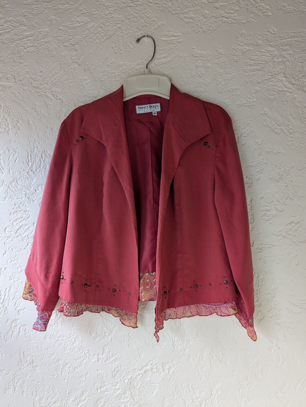 Nancy Bolen Citygirl Petite Jacket - Rose Pink